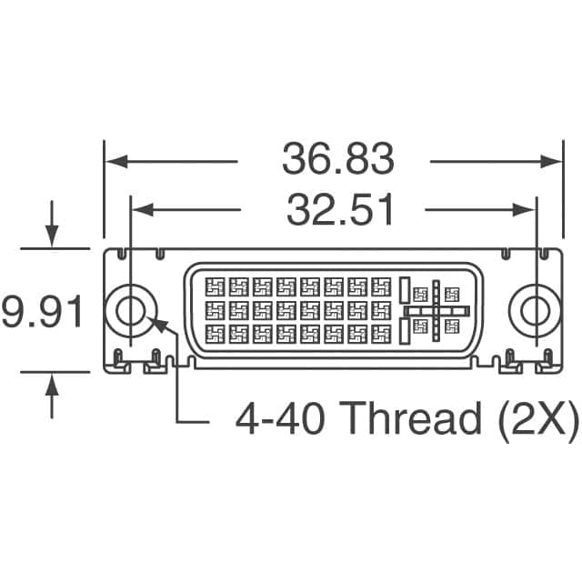 743203004 Molex  Conjuntos de conectores USB DVI HDMI